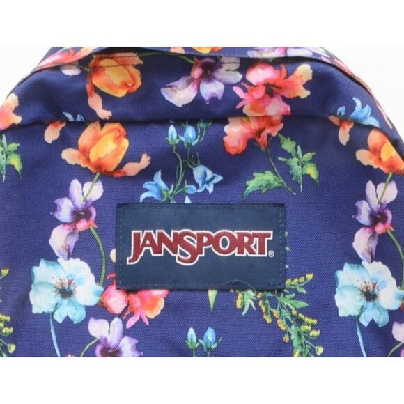 Jansport Flowers Bloom Superpack Backpack School Bag Daypack Rucksack Carry-On - Picture 2 of 6